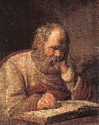Frans Hals St Luke painting
